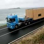 Transporte de casa modular