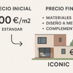 precio inicial vs precio final en casas modulares
