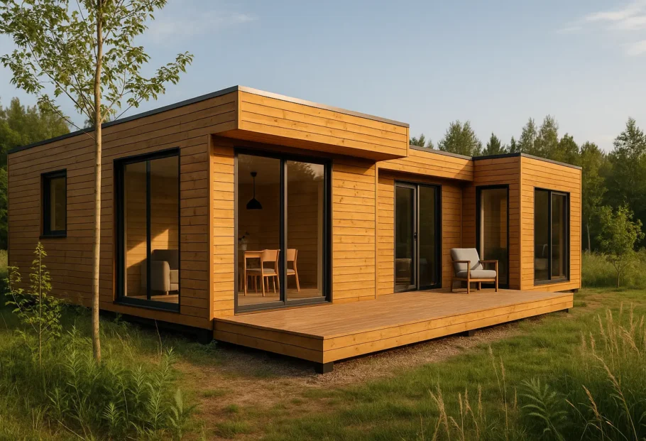 Casa modular madera
