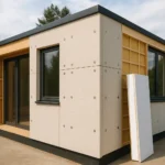 Casa modular con aislante