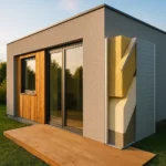 Casa modular con paneles